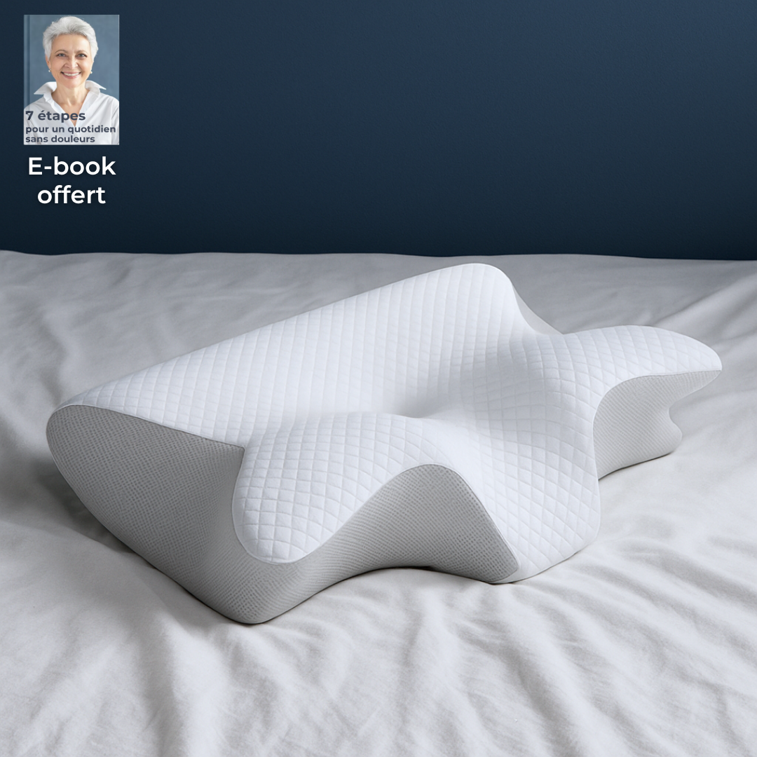 Oreiller orthopédique cervicales